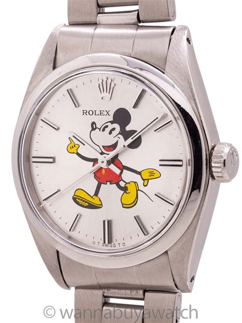 rolex oyster precision mickey mouse